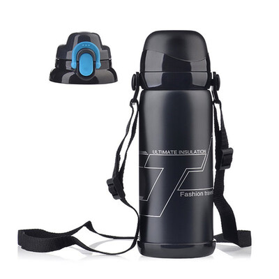 

Heat preservation Cold storage Travel Stainless steel vacuum in sulated pot Double lid Sports Outdoor Water Cup 800mL