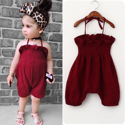 

Newborn Baby Girls Jumpsuit Romper Bodysuit Outfits Sunsuit Clothes Set