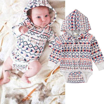 

Details about Baby Boy Girl Newborn Toddler Soft Hoodie Hooded Romper Jumpsuit Clothes Outfits