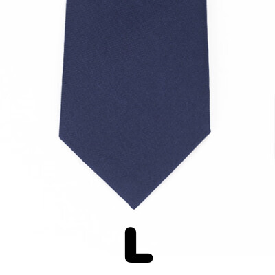 

Solid color black navy blue mens professional work tie widened&lengthened three models of the same price perennial