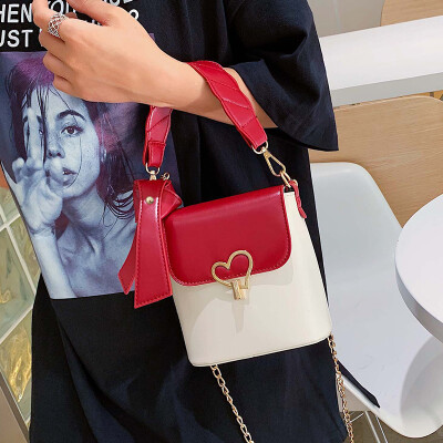 

Womens bag 2019 new fashion bucket bag summer small fresh ocean Messenger bag wild insyang gas chain bag