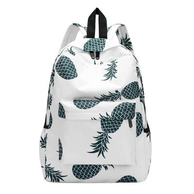 

Casual Women Pineapple Print Backpacks for Teenage Girls Travel Schoolbags