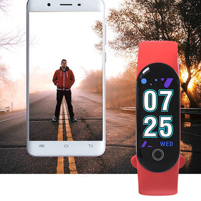 

M30 Bluetooth Blood Pressure Heart Rate IP67 Waterproof 3D Dynamic Bracelet