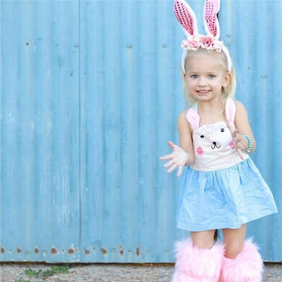 

Cute Infant Kids Baby Girl Summer Dress Princess Party Sleeveless Tutu Dresses