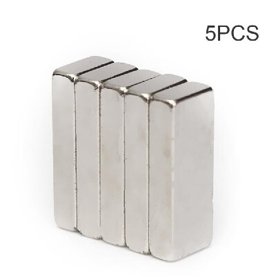 

5pcs N52 Strong Magnety Blocks Permanent Rare Earth Neodymium Magnety for DIY Craft Scientific&Office Multi-use 15x6x3mm