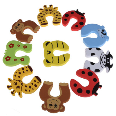 

10pcslot Kid Baby Cartoon Animal Door Stopper Finger Protector Baby Safety