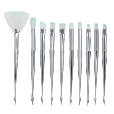 

Toponeto 10PCS Make Up Foundation Eyebrow Eyeliner Blush Cosmetic Concealer Brushes