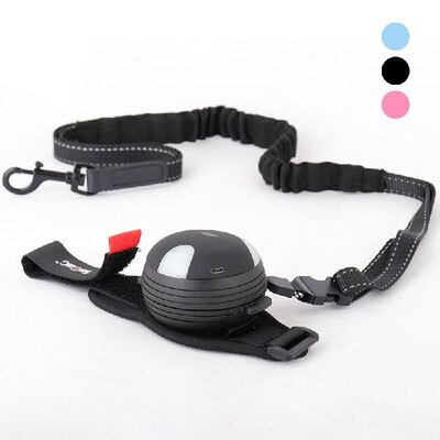 

Smart Retractable Dog Leash Reflective Dog Leash Pet Leash Rechargeable Warning Flashlight Light Handfree