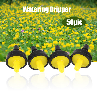 

Greensen 50Pcs Adjustable Flow Pressure Compensating Irrigation Sprinklers Watering Dripper Emitter