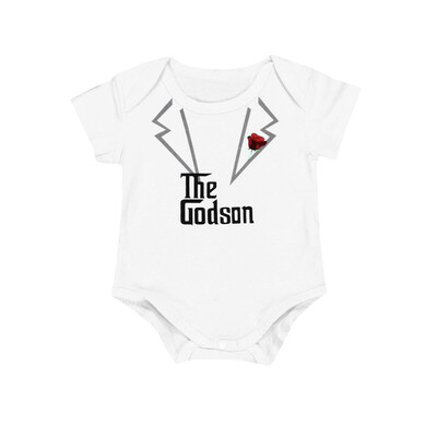 

Newborn Infant Baby Boys Girls Short Sleeve Letter Print Romper Jumpsuit Clothes