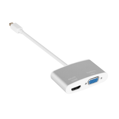 

Greensen CableDeconn Mini Displayport to VGAHDMI Two-in-one ConverterAdapter For Mini DP Interface