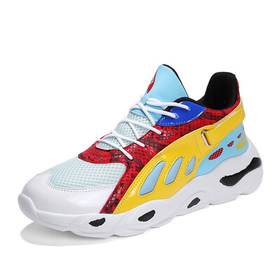 

2018 autumn new breathable mesh face butterfly shoes male Korean version of the wild old country sports shoes running shoes