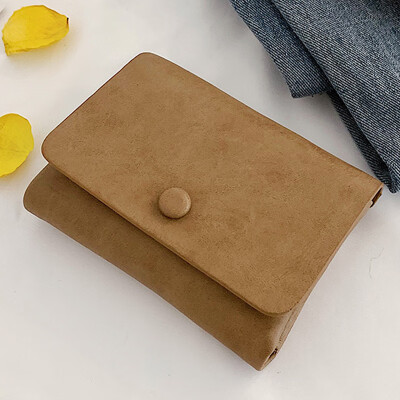 

2019 new style fresh simple fashion QQ zero coin cute short wallet