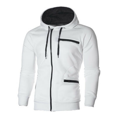 

Men Zipper Hoodies Hooded Jacket Sweatshirt Casual Clothing Gym Fitness Jogging