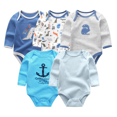 

Kiddiezoom Unicorn Baby Clothing Sets 5Pcs Rompers Babywear Bodysuits Baby Boys Clothes Newborn 0-12M Cotton Baby Girls Clothes