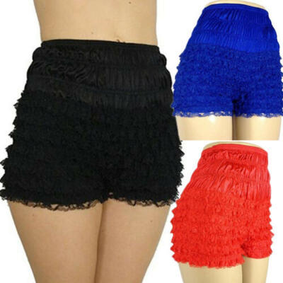 

Women Ladies Lace Frilly Ruffle Knicker Underwear Short Pants Safety Shorts