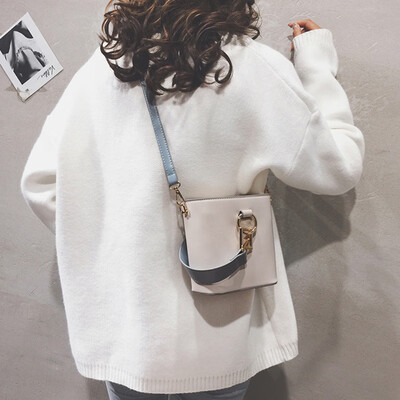 

Net red Sen small bag handbag 2019 new wild gas bucket bag summer small fresh fashion Messenger bag