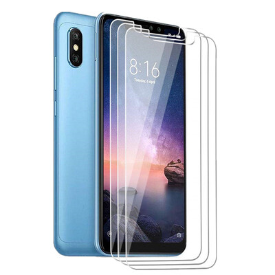

3PCS 9H 25D Tempered Glass Screen Protective Case for Xiaomi Redmi Note 6 Pro