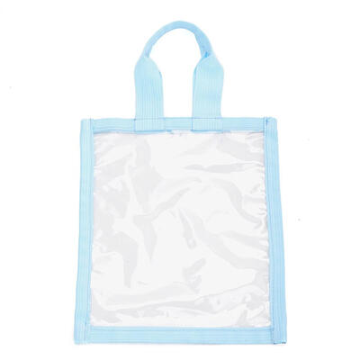 

Transparent Nylon Shopping Totes Women Shoulder Handbags PVC Top-handle Bag