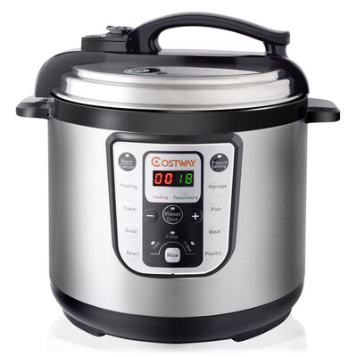 

1250W 8 quart Programmable Stainless Steel Electric Pressure Cooker