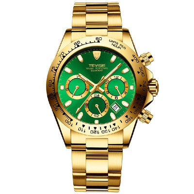 

TEVISE T822A Business Men Automatic Mechanical Watch Time Week Month Display Calendar Fashion Casual Luminous Hands Stainless Stee