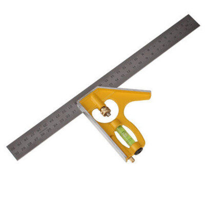 

Adjustable Engineers Combination Try Square Set Right Angle Ruler Steel Rule Multi-functional Measuring Tools Accessories