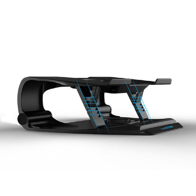 

Coolcold Laptop Adjustable Stand Computer Support Cooling Holder With LED Fan 7 Adjustable Angles