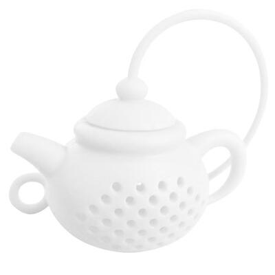 

Teapot Shape Tea Strainer Silicone Tea Bag Infuser Leaf Filter Diffuser