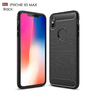 

Soft Case For IPhone Xs Max Case Carbon Fiber TPU Phone Cases For IPhone XR Xs Cover Anti-Konck