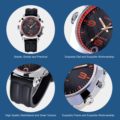 

FOXWEAR Wristwatch Multi-functional Recorder Watch DVR Smartwatch 720P HD Smart Watch WiFi Remote Control Video Recording Photogra