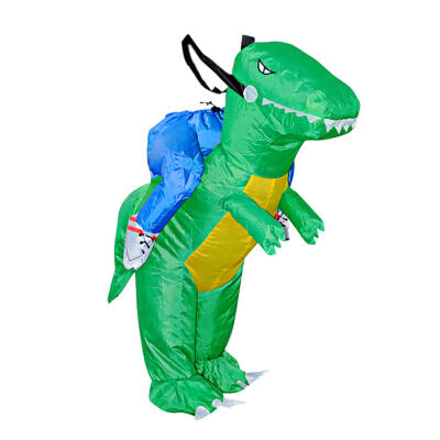 

3D Stand Riding Inflatable Dinosaur Costume Halloween Dress Cosplay Suit