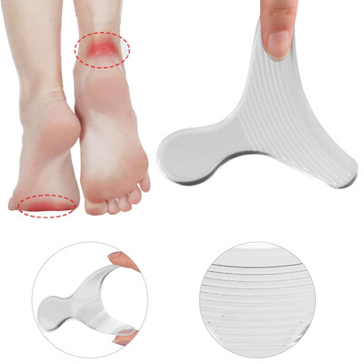 

Greensen 1Pair Transparent Silicone Slip-resistant Heel Shoe Liner Cushion Pad Heel Cushion Silicone Shoe Cushion