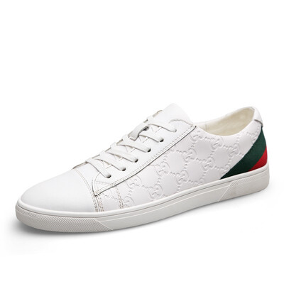 

2018 Korean version of the trend of wild shoes mens casual shoes mens shoes leather shoes tide shoes wild leather small white sh