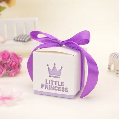 

FUNNYBUNNY 5pcs Baby Shower Ribbon Favour Gift Candy Boxes Wedding Favors&Gifts for Wedding