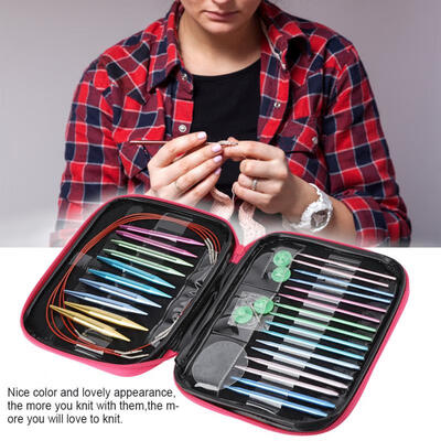

Greensen Interchangeable Aluminum Circular Knitting Needle Sets