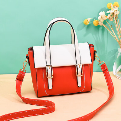 

Contrast style Korean version of the female bag fresh shoulder slung small bag 2019 new fashion handbag
