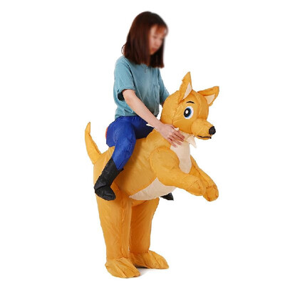 

Puppy Dog Inflatable Costume Props Blow Up Inflatable Fancy Dress for Halloween Cosplay Party Stage Performance for Kids Children