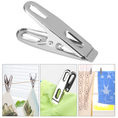

20pcs Stainless Steel Clothes Pegs Clamps Household Socks Underwear Drying Rack Clip HolderClothes Pegs Clothes Clip