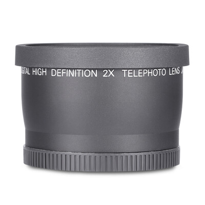 

Digital High Definition 58MM 2X Teleconverter Lens for DSLR Camera