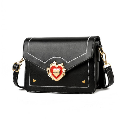 

Baggage girl fashion personality net red slanting girl love collision color Korean version single shoulder ins super hot bag
