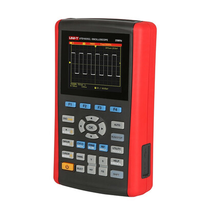 

UNI-T UTD1025CL Handheld Digital Storage Oscilloscope 1CH 25MHZ Bandwidth 200MSS Sampling rate Scope Oscilloscope DMM function