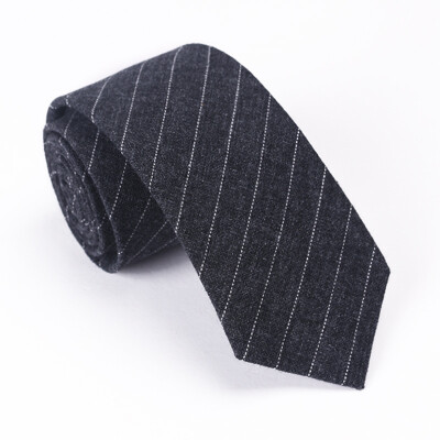 

Mens cotton striped plaid tie 51 cotton tie European&American casual tie cross-border wholesale one generation