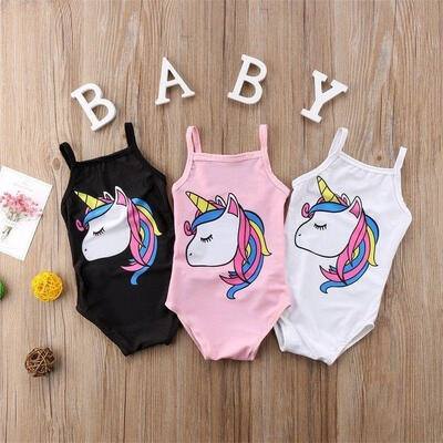 

Newborn Toddler Baby Girls Unicorn Swimwear Swimsuit Bikini Bathing Suit Clothes