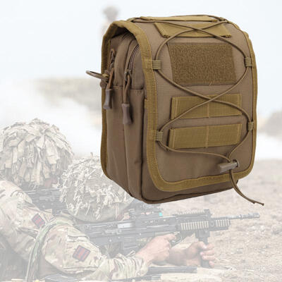 

Greensen Tactics Sports Multi-functional Bag Messenger Single Shoulder Bag Brown Outdoor Accessory