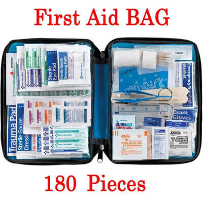 

NEW 180 Pcs First Aid Kit Camping Hiking Medical Set Outdoor Survival Emergency Bag