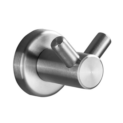 

Hotel Bathroom Double Hook Stainless Steel Bath Towel Hooks Robe And Coat Hooks For Bathroom Wall Mounted Shower