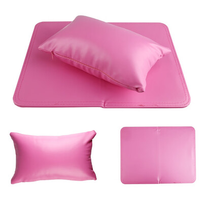 

Toponeto Nail Set Hand Pillow Wrist Pillow Sponge Leather Folding Hand Pillow Pad