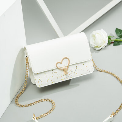 

French minority womens bag Korean version 100 lap slant bag summer texture small square bag