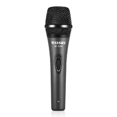 

Professional Dynamic Moving-coil Vocal Handheld Microphone Cardioid with 16ft XLR-to-14" Detachable Cable for Karaoke Stage Home