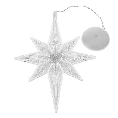 

3 x AAA Battery Warm White LED Window Sucker Lamp Festival Decoration Light
